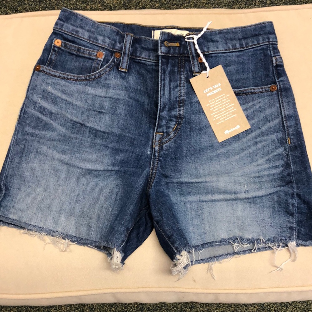 NWT Madewell High-Rise Jean Shorts
